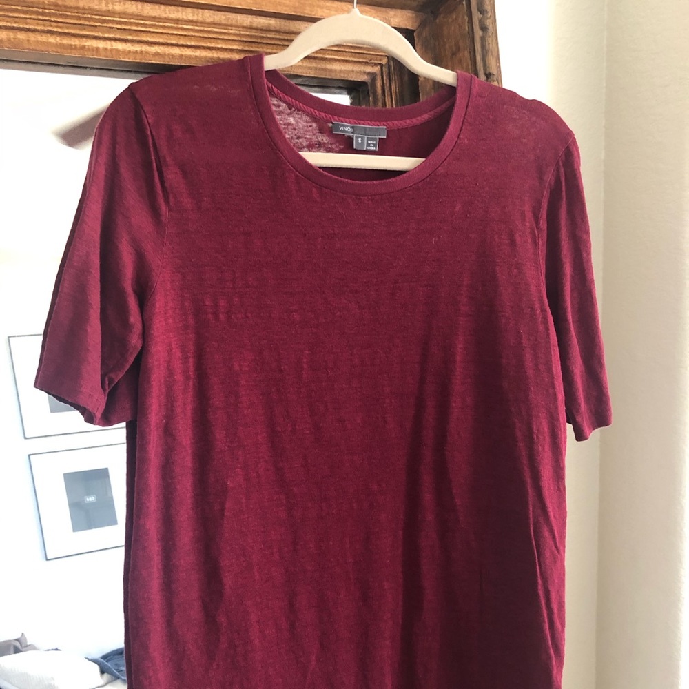 Vince. Linen top